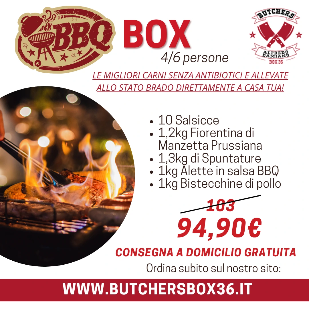 Box carne barbeque in offerta
