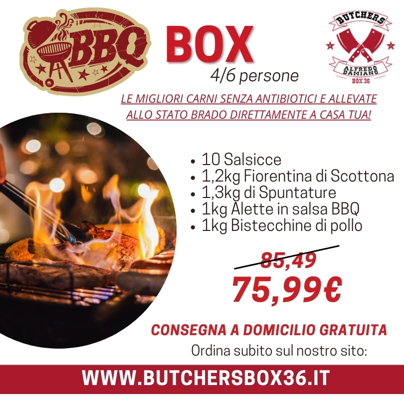 Box carne barbeque in offerta