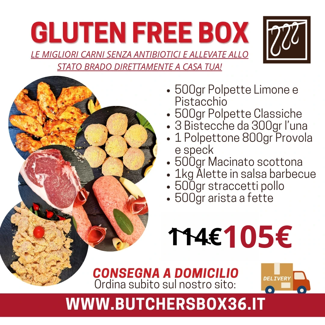 Box carne a domicilio senza glutine