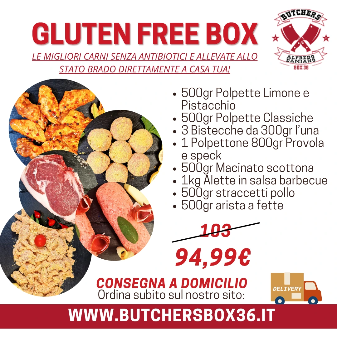 Box carne a domicilio senza glutine